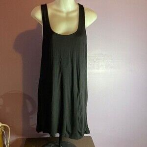 Silence + Noise Black Tank Dress Women’s Size Large L Sleeveless Casual
